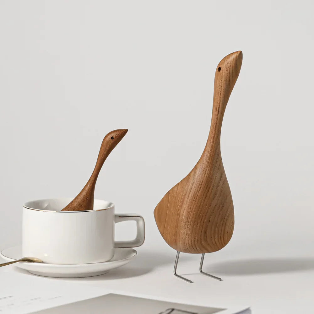 Nordic Holz-Gans Figuren