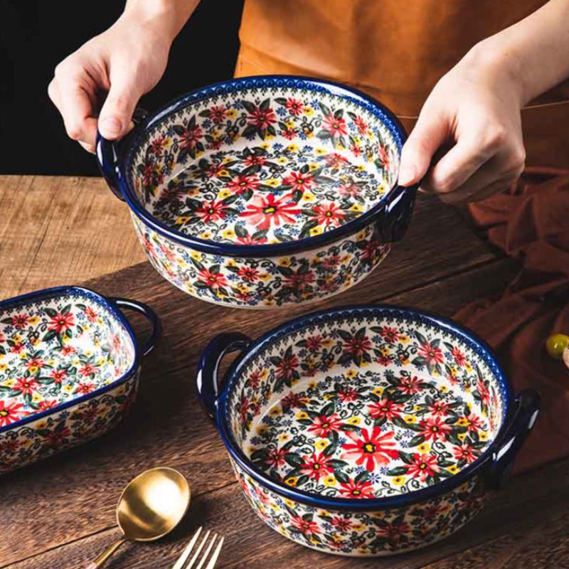 FLORAL KERAMIKTELLER