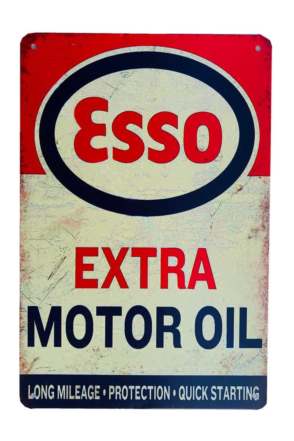 Retro Auto Service Metallposter