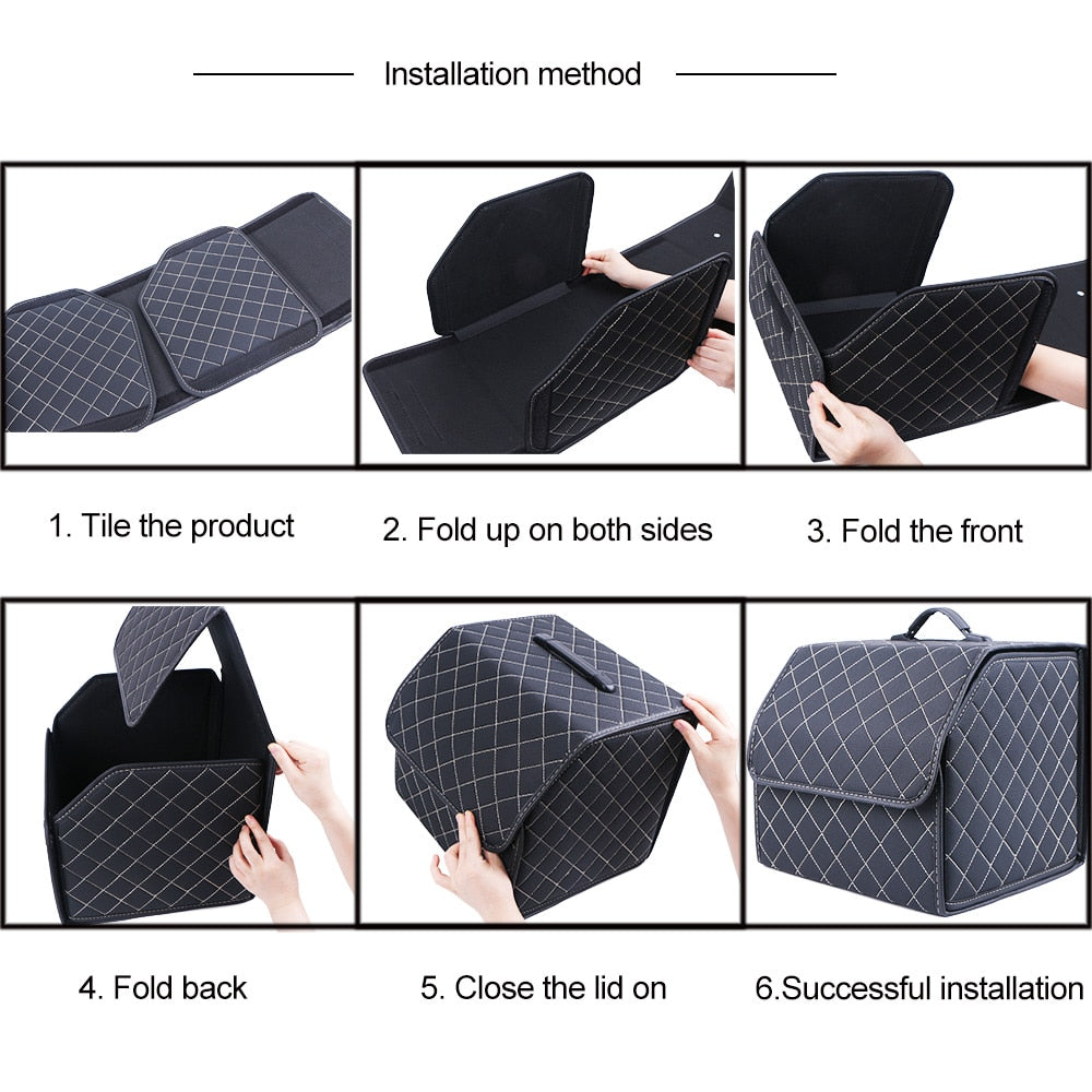 Leder Kofferraum Organizer
