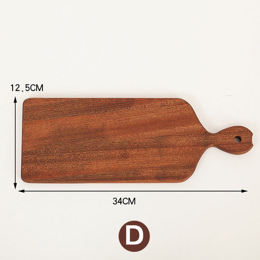 Frendorf | 13-Zoll Steakbrett – Premium Holzservierplatte für Steak, BBQ und gegrilltes Fleisch – Langlebiges Schneid- und Serviertablett mit Saftmulde für Küche, Restaurant und BBQ-Partys