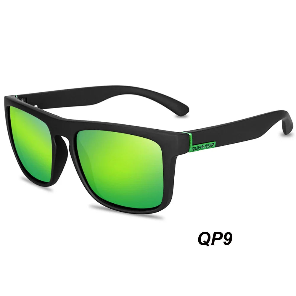 QUISVIKER Polarisierte Sport-Sonnenbrille für Männer und Frauen – Ideal zum Angeln, Camping, Wandern und Autofahren – UV-Schutzbrille