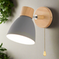 Frendorf - Nordic-modern hanging switch wall lamp made of wood