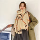 Herbstdekoration Cashmere Luxus Schals