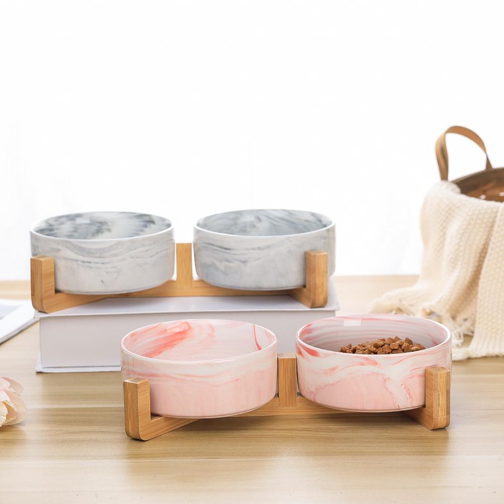 Frendorf | MeowFeast Ceramic Futternäpfe | Rutschfest | Hochwertig | Für Hunde & Katzen | Modernes Design