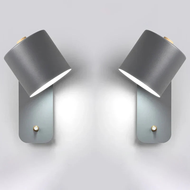 Frendorf | Moderne Led Wand Lampen mit Schalter Innen Zuhause Dekor Lichter