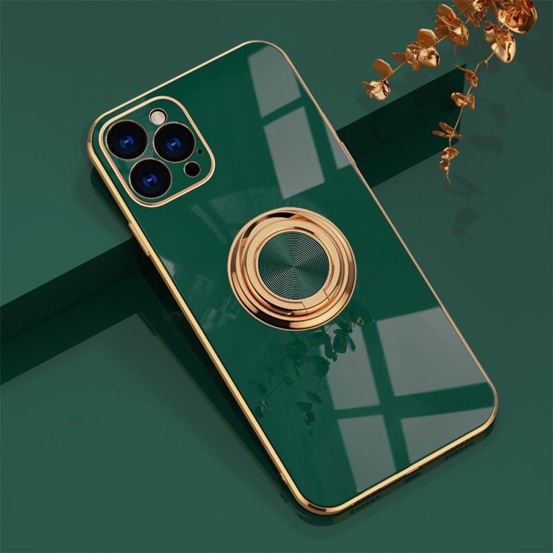 Frendorf |  iPhone Hülle mit Metallständer Ring