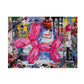 Graffiti-Ballon, guter Hund, Pop-Art-Poster, Druck auf Leinwand, Gemälde, abstraktes Bild für Wohnzimmer, Heimdekoration, rahmenlos