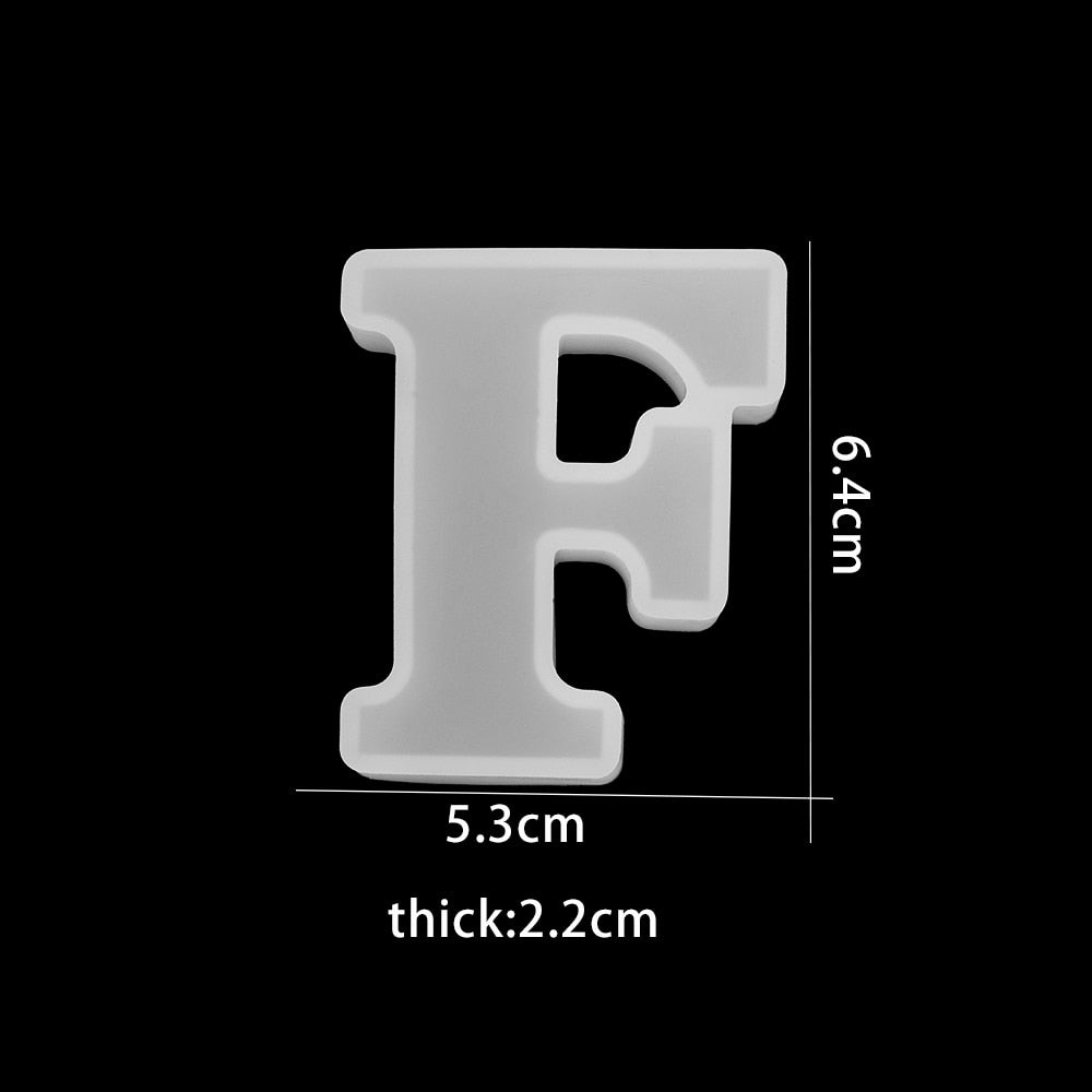 Frendorf | 3D Silikonform zum Gießen von Schokoladenbuchstaben – BackSpaß (1+1 Gratis)