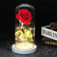 Frendorf | Ewige Rose in Glasdome | Handverlesen, LED-beleuchtet & Ideal für romantische Geschenke und Wohnkultur