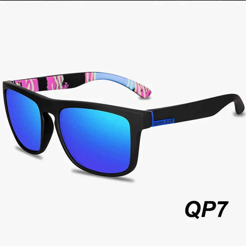 QUISVIKER Polarisierte Sport-Sonnenbrille für Männer und Frauen – Ideal zum Angeln, Camping, Wandern und Autofahren – UV-Schutzbrille