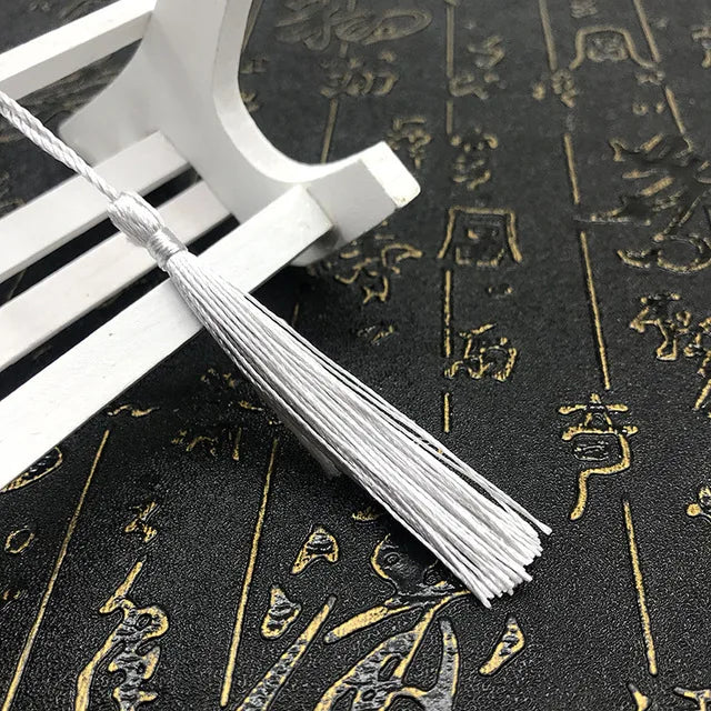 35 Stück Farbgemisch Lesezeichen Quasten - 13 cm Mini Quasten mit Schlaufen für DIY Bastel- und Schmuckherstellungszubehör