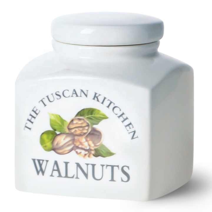 Frendorf | Tuscan Kitchen Porzellan Quadrat 500ml Knoblauchbehälter