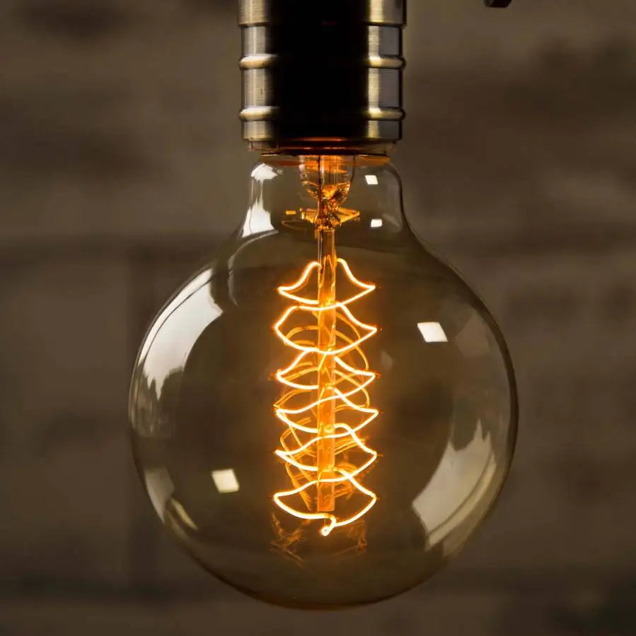 Dimmbar Edison Glühbirne (40W, E27 Sockel) - Vintage Stil Fadenlampe für Retro-Beleuchtung Vintage Edison Lampe Retro Licht