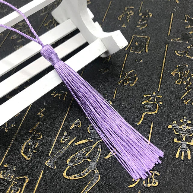 35 Stück Farbgemisch Lesezeichen Quasten - 13 cm Mini Quasten mit Schlaufen für DIY Bastel- und Schmuckherstellungszubehör