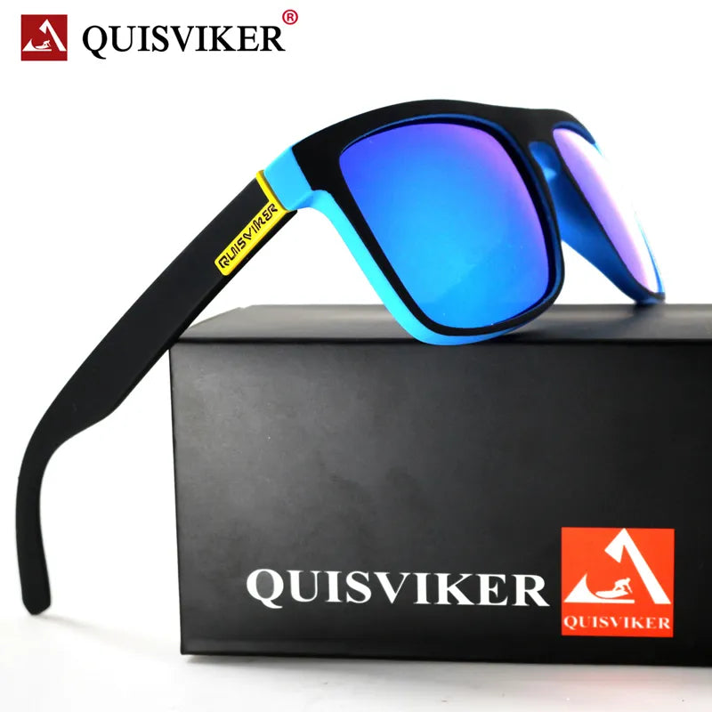 QUISVIKER Polarisierte Sport-Sonnenbrille für Männer und Frauen – Ideal zum Angeln, Camping, Wandern und Autofahren – UV-Schutzbrille