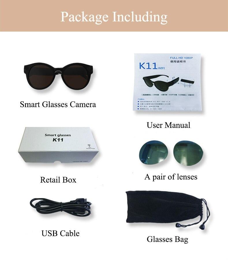 Frendorf | Fahrradbrille WiFi Mini Kamera HD 1080P DVR Video Audio Rekorder