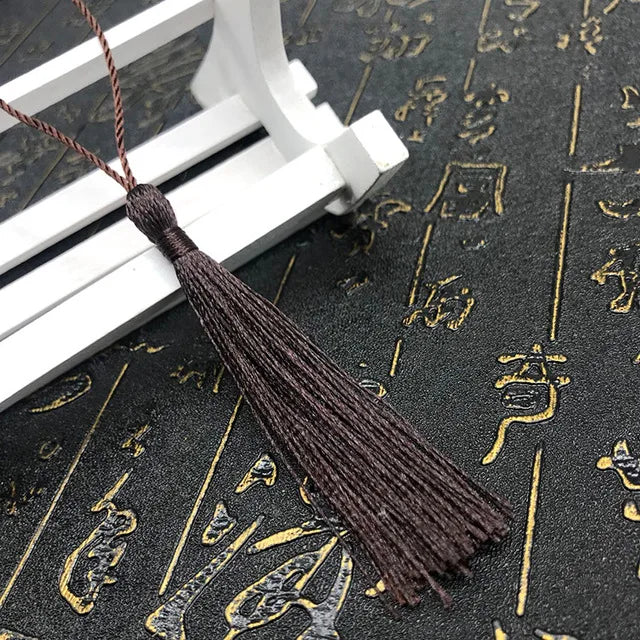 35 Stück Farbgemisch Lesezeichen Quasten - 13 cm Mini Quasten mit Schlaufen für DIY Bastel- und Schmuckherstellungszubehör