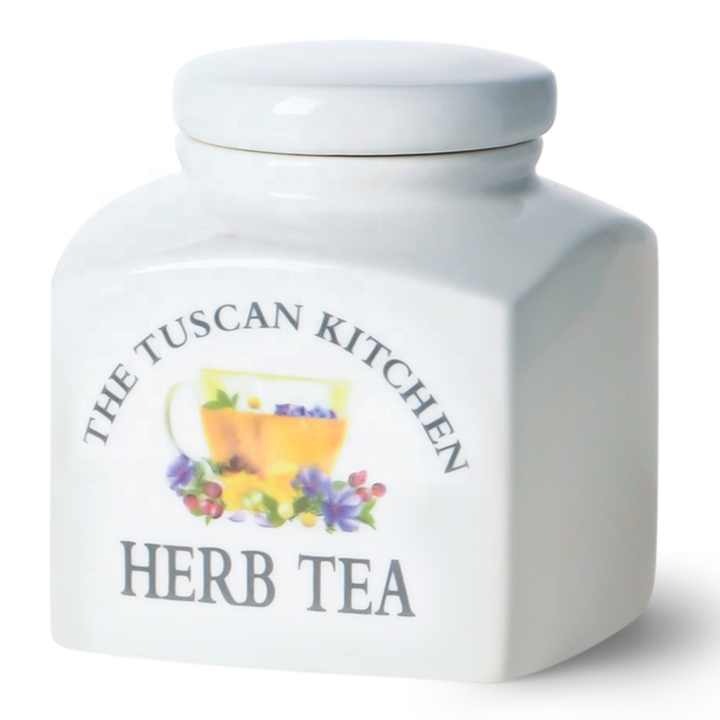 Frendorf | Tuscan Kitchen Porzellan Quadrat 500ml Knoblauchbehälter