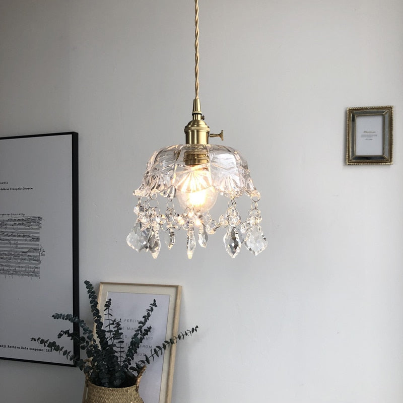 Frendorf | LumiGlace – Elegante Pendelleuchte mit klarem Kristallglasdesign für anspruchsvolles Interieur