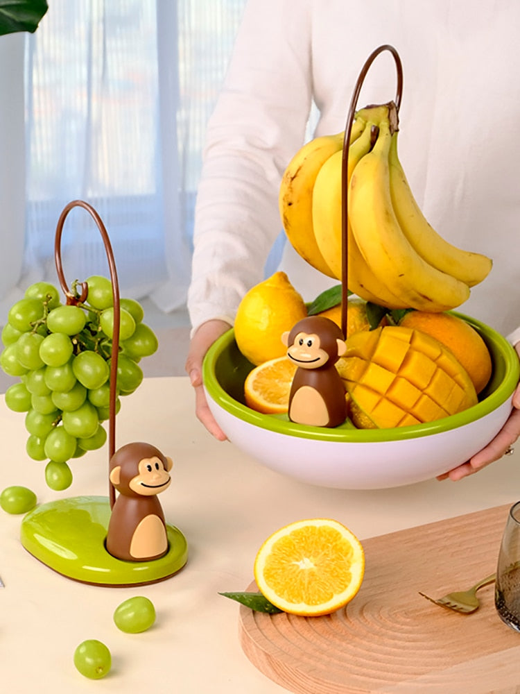 Monkey Shape Küche Banane Hänger Stand