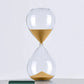 Glas Sanduhr Timer | Stilvolle Dekoration mit 5/10/30/60 Minuten Zeitangabe