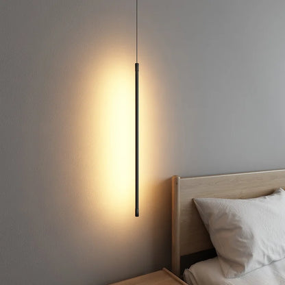 Nordic LED Pendelleuchte: Minimalistisches Design mit kreativen Linien, perfekt für das Schlafzimmer, Essbereich