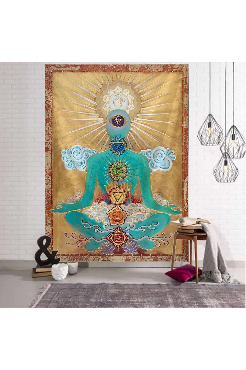 Cosmic Ganesha Wandteppich