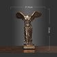 Vilead Geflügelte Siegesgöttin, griechische Statue im Retro-Stil, Objekt für Büro, Schreibtisch, Dekoration, Zubehör, Wohnzimmerregal, Innenregal, Dekor