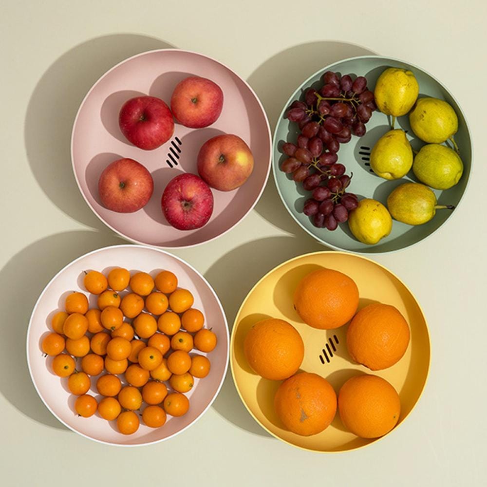 Pastellfarbenes Obsttablett
