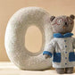 PlushLetter Kissen - Weiches Buchstaben-Kissen für Schlafzimmer und Kinderzimmer