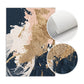 HD Nordic Abstract Wandkunst Handgemalte Ölgemälde in Blau Rosa Gold auf Leinwand