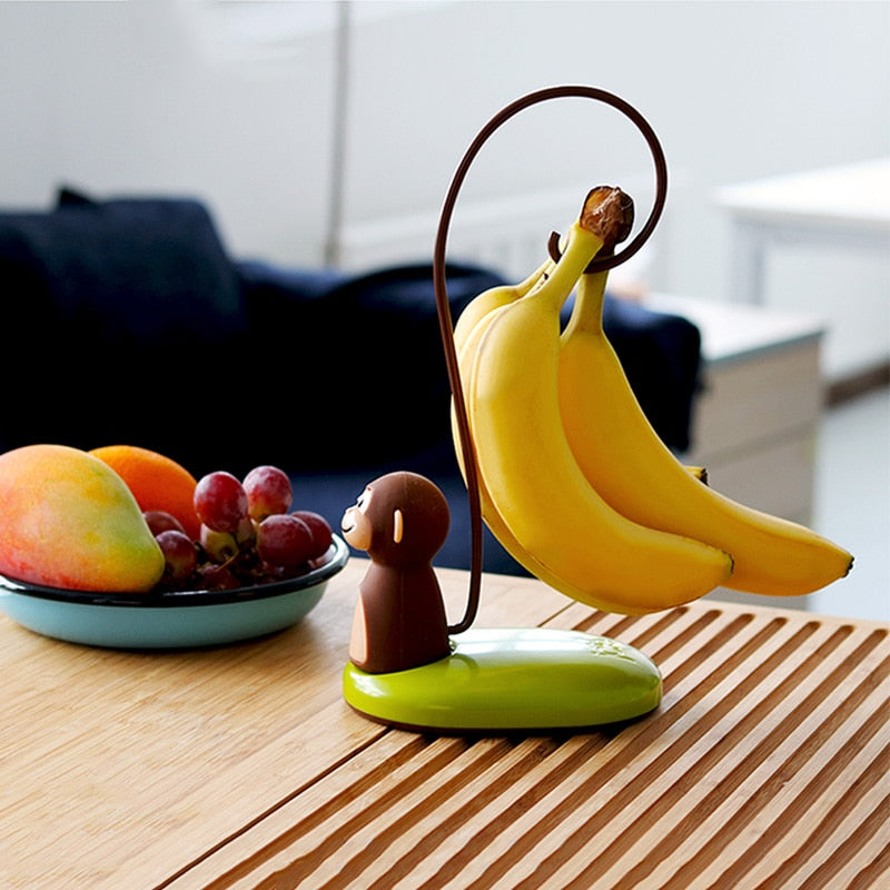 Monkey Shape Küche Banane Hänger Stand