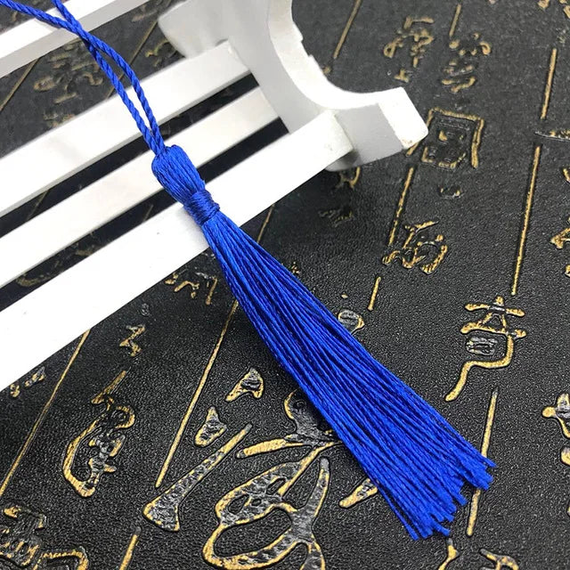 35 Stück Farbgemisch Lesezeichen Quasten - 13 cm Mini Quasten mit Schlaufen für DIY Bastel- und Schmuckherstellungszubehör