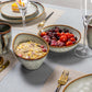 Frendorf | Elegante farbenglasierten Porzellan Royal Teller - klassische Keramikteller - Premium Party-Geschirr für Dining & Unterhaltung
