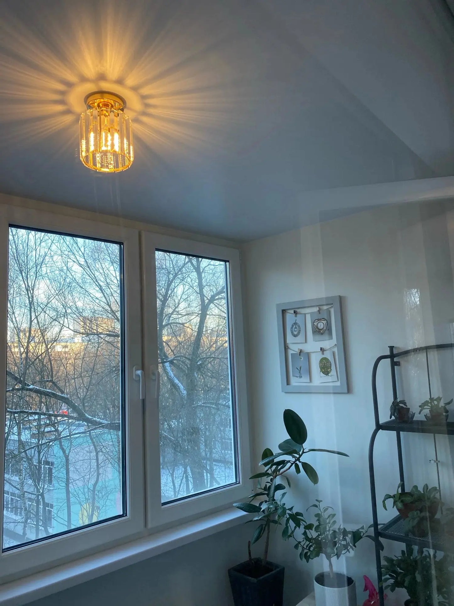 Frendorf | Bringen Sie Licht in Ihren Raum mit einer stilvollen kubischen Kristall-Deckenleuchte