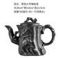 Große Kapazität Haushalt Handgemachte Lila Sand Teekanne Chinesische Teegeschirr Yixing Zisha Zhu Ton Ball Filter Blase Teekanne Mond Topf