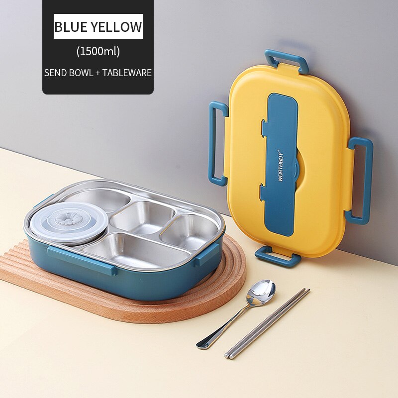 Edelstahl Mehrfachfach Kinder Lunchbox