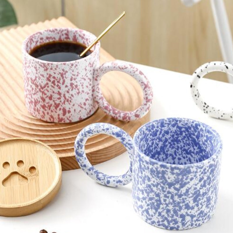 RUNDE HANDGRIFF TASSE - Rose