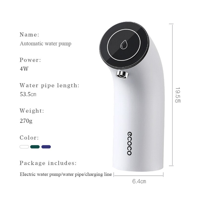 Frendorf | Portabler Minimal Wasser Trinkspender Pumpe