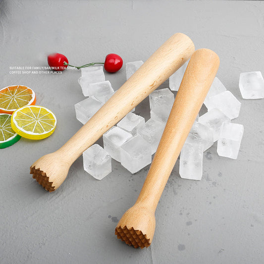 Frendorf | Bar Cocktail Shaker Set - Mint Muddler Wood, Wine Mixing Stick, Cocktail Muddler und Ice Crusher Hammer - Essentielle Barkeeper-Werkzeuge zum Mischen, Muddlen und Zerkleinern - Perfekte Barware für den Heim- oder professionellen Gebrauch