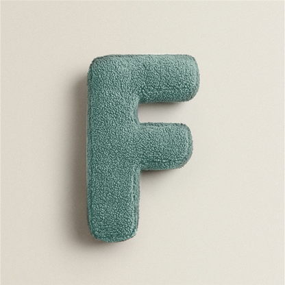 Alphabet Letter Fleece Kissen