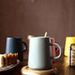 Sehr große Steinzeug-Kaffeetasse