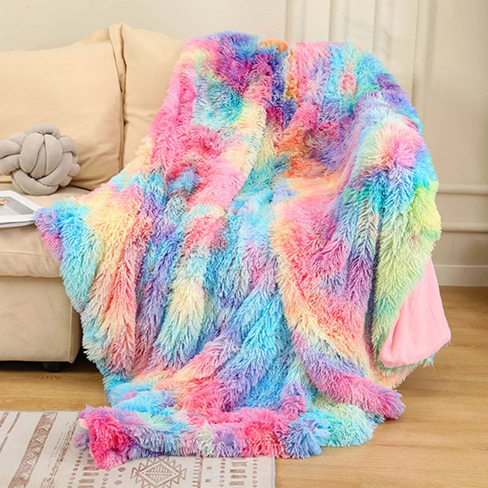 Ultra Plüschige Korallfleece-Decke