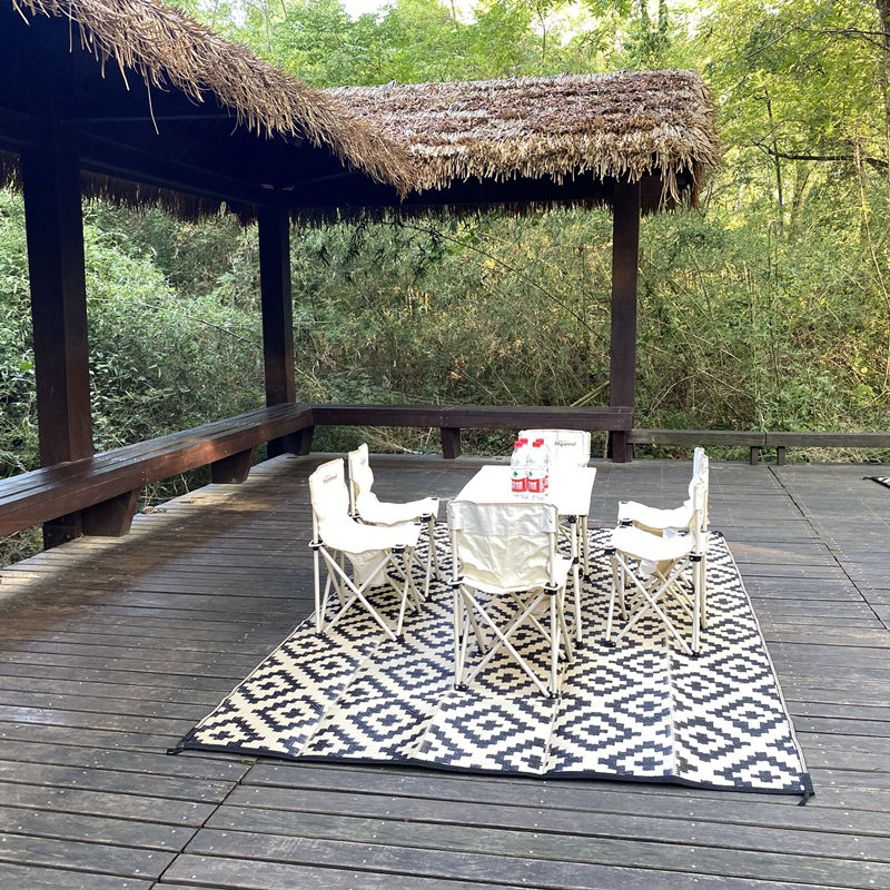 Frendorf | 6x9FT 182x274cm maßgeschneiderte Größe bunte Druck pp gewebte Roll-Up Picknick Campingmatte für Strand Camping