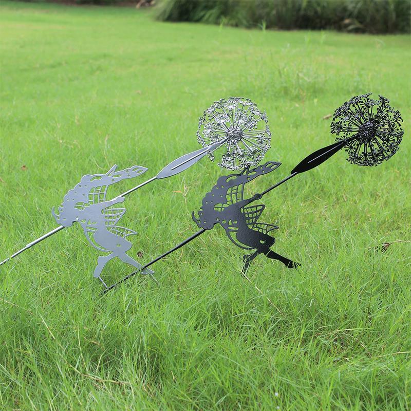 Frendorf | Feen und Löwenzahn tanzen zusammen Skulptur im Freien Garten