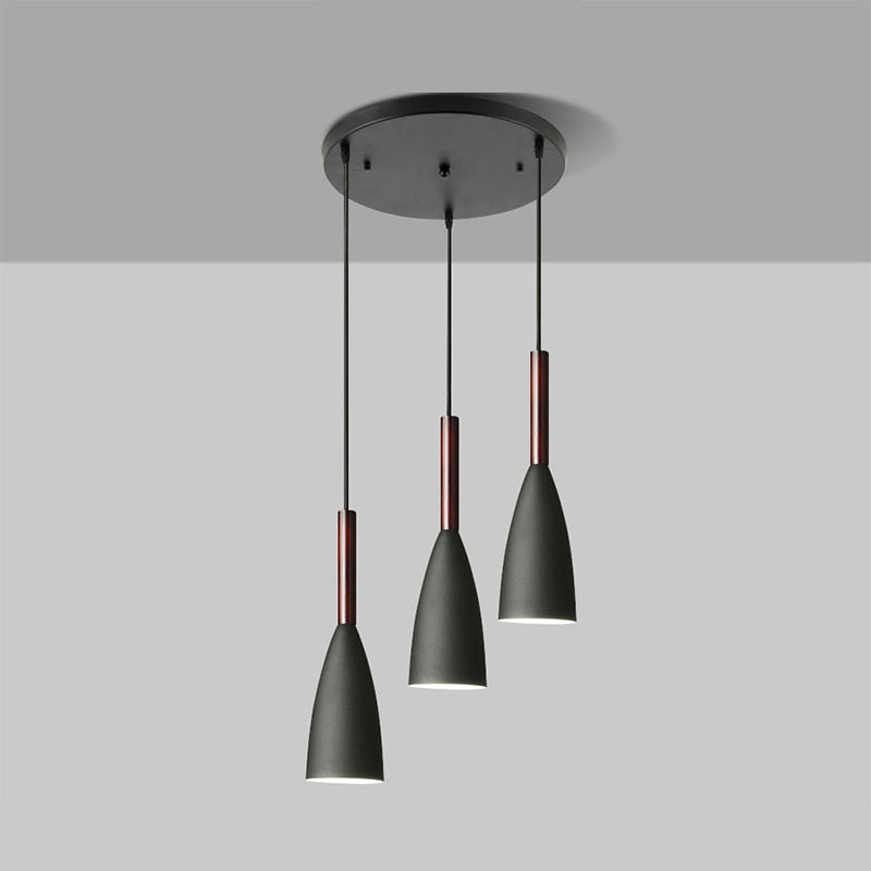 Frendorf | AuroraTrio Design-Hängelampen | Dreier-Set Pendelleuchten | Stilvolle Beleuchtung für Zuhause