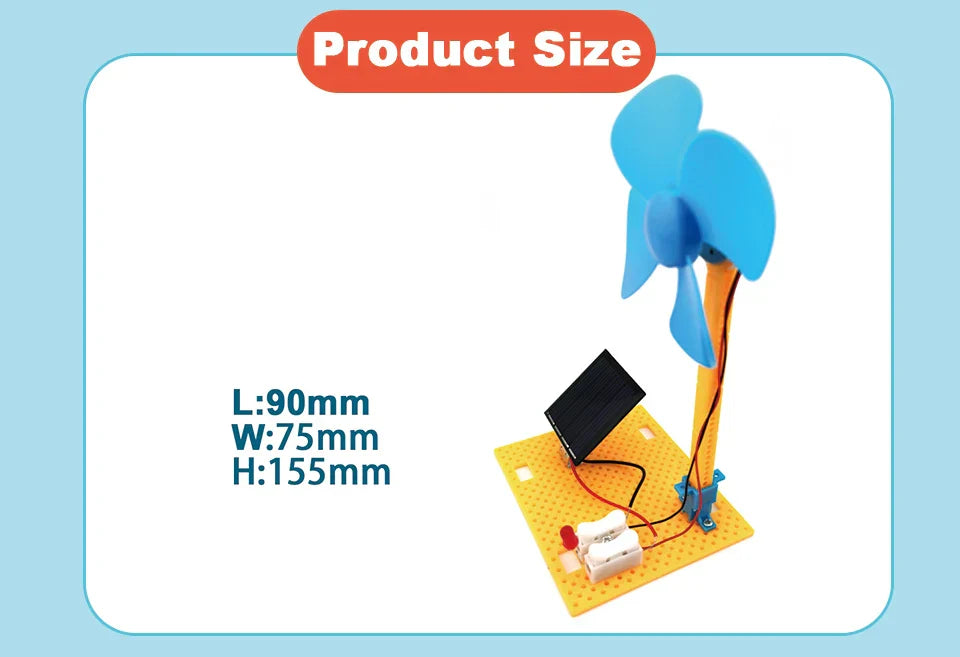 Frendorf | Bildungs-Set für Solar- und Windenergie – Informativ und Spaß beim DIY-Experiment