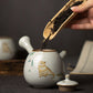 Keramik-Kyusu-Teekanne, niedliche Katzen-Teekanne, chinesisches Kung-Fu-Teeset, 250 ml