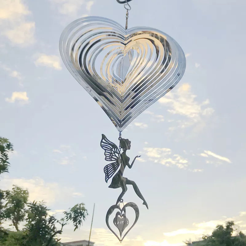 Feen Windspiel Garten Windglocken Hängedekorationen Outdoor Hochzeit Kawaii Haus Wohnraum Dekor Glocke Valentinstag Geschenk